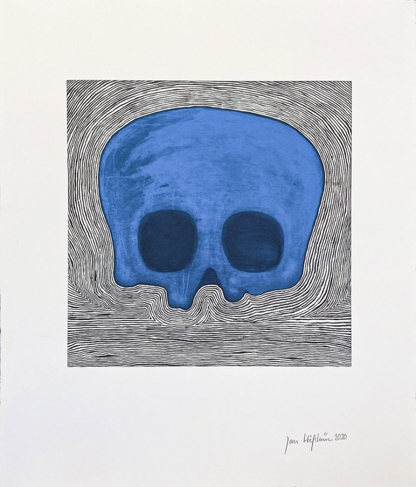 Jan Håfström: Blue Skull
