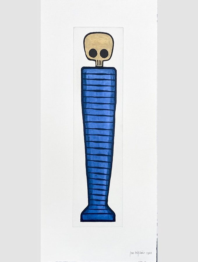 Jan Håfström: The mummie (Blue)