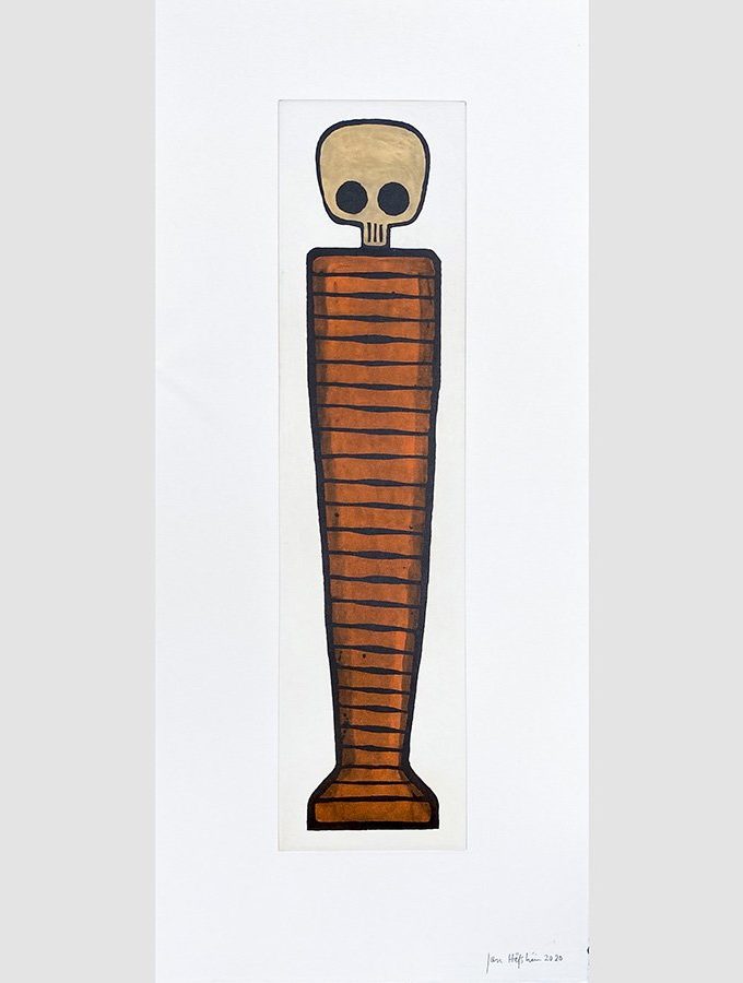 Jan Håfström: The mummie (Orange)