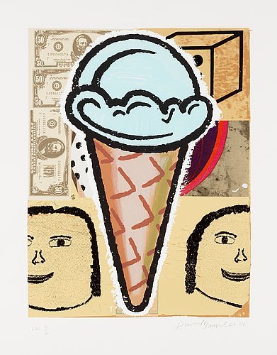 Donald Baechler: Ice Cream Cone
