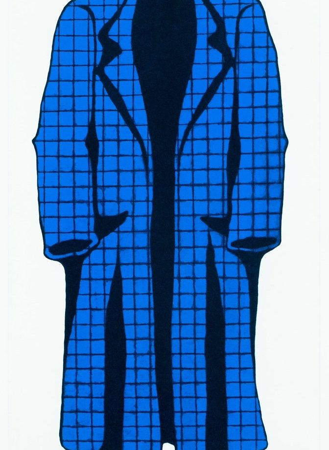 Jan Håfström: The invisible man (Blue)